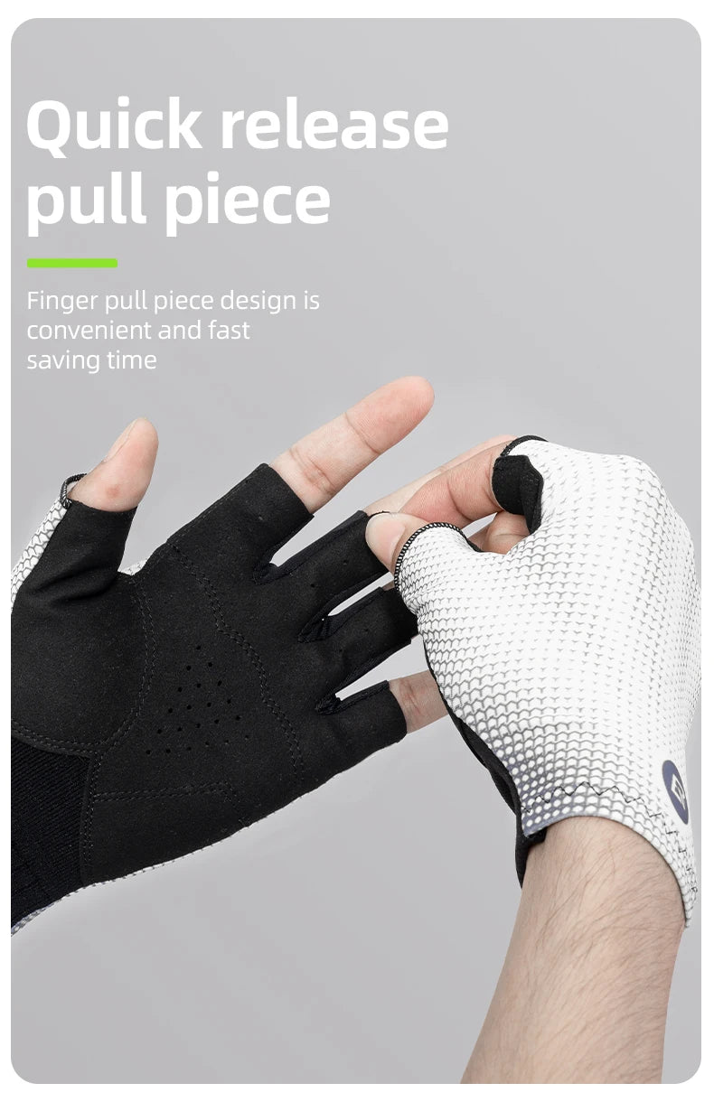 RockBros Breathable Cycling Gloves Half Finger Anti Slip - Smarsty
