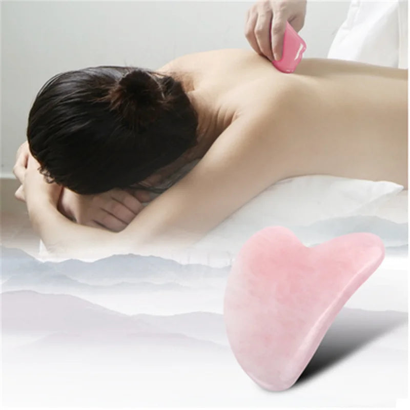 Rose Pink Gua Sha Massage Board for Face Lift - Smarsty