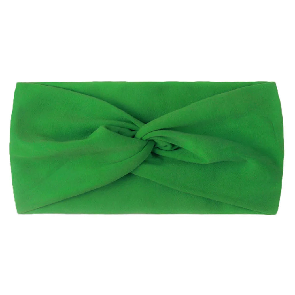 Candy Color Knotted Baby Girl Headband Soft Elastic - Smarsty