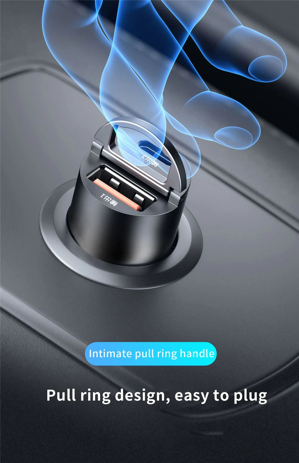 100W/200W QC3.0 PD Mini Car Charger 12-24V Lighter Fast Charging Car USB Type C Charger for Xiaomi Samsung Huawei iPhone Power - Smarsty
