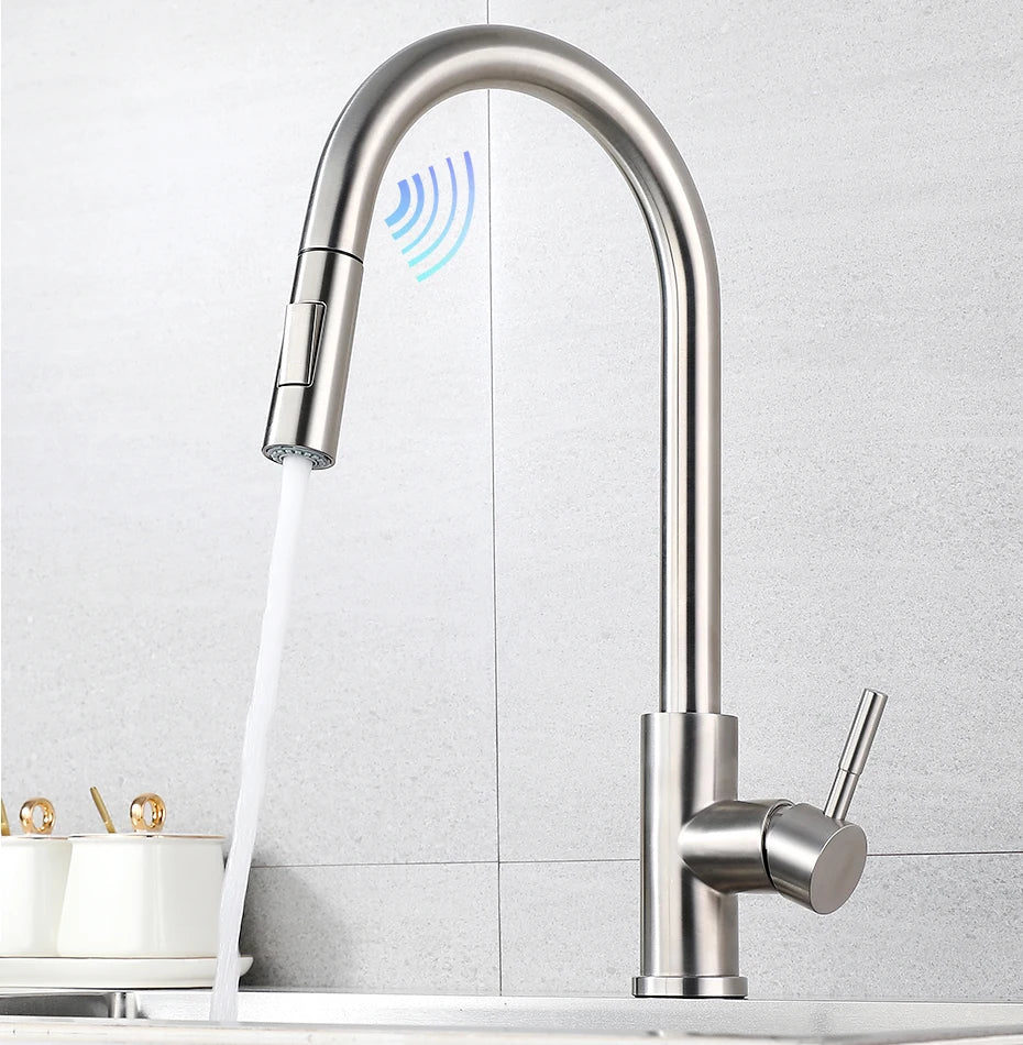 Smart Touch Kitchen Faucet with Sensor Control - Smarsty