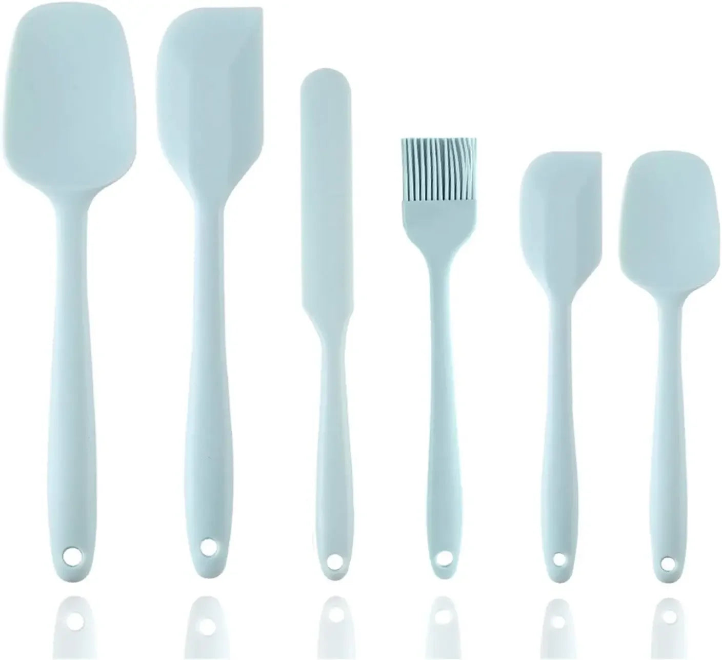 Heat Resistant Silicone Spatula Set for Baking - Smarsty