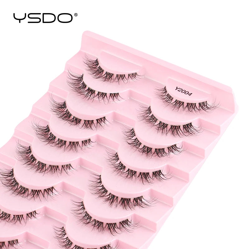 YSDO Natural Full Cat Eye False Eyelashes 3D Effect - Smarsty