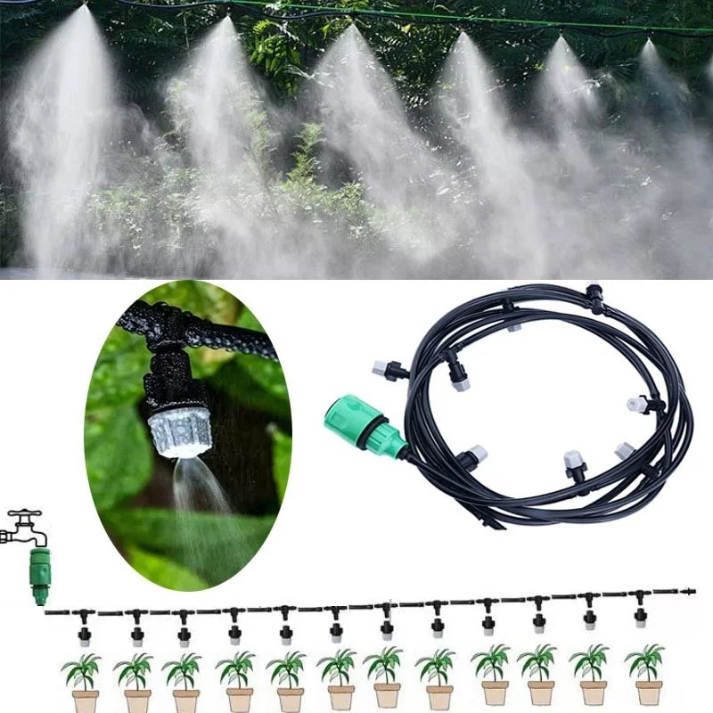 DIY Irrigation Sprayer System with 10 Misting Nozzles - Smarsty