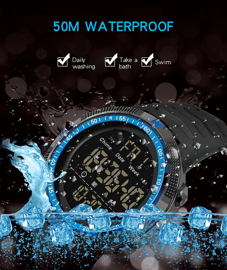 SANDA Military Sport Digital Watch Waterproof and Shockproof - Smarsty