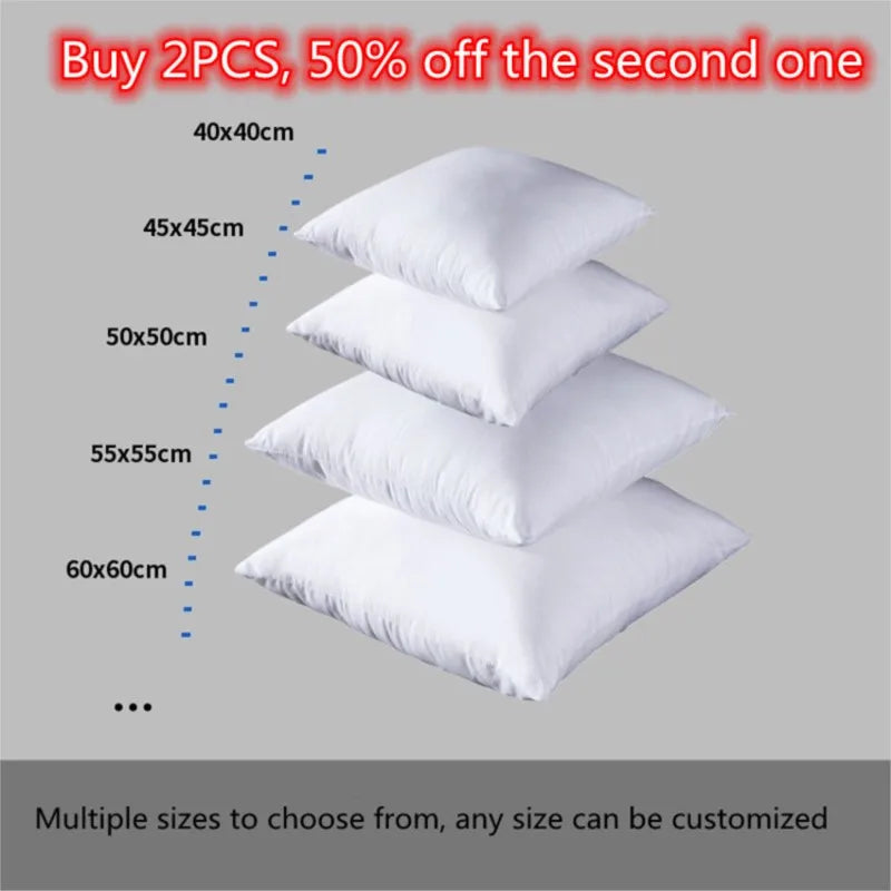 Standard White Bounce Back Pillow Cushion for Home Decor - Smarsty