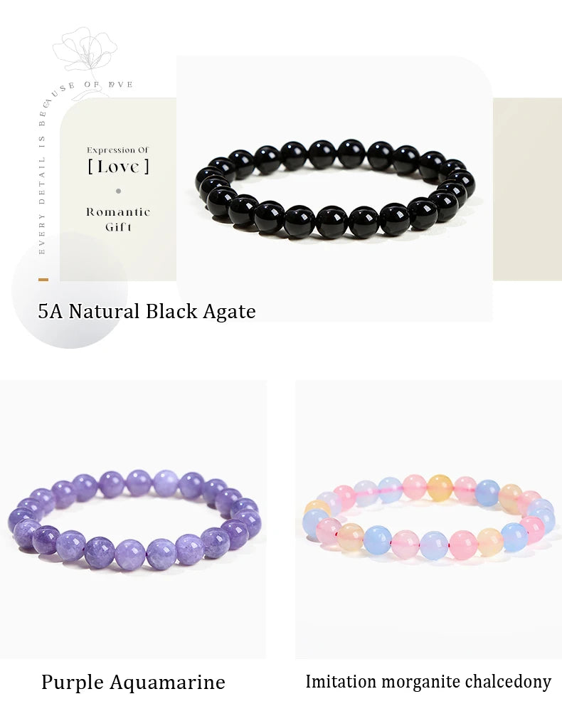 Natural Stone Beads Bracelet for Reiki Healing - Smarsty