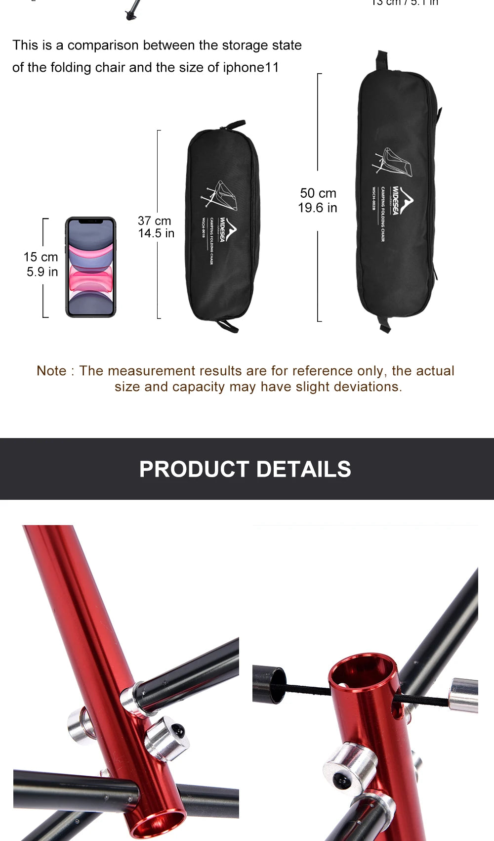 Widesea Camping Fishing Folding Chair Tourist Beach Chaise Longue Chair for Relaxing Foldable Leisure Travel Furniture Picnic by Smarsty