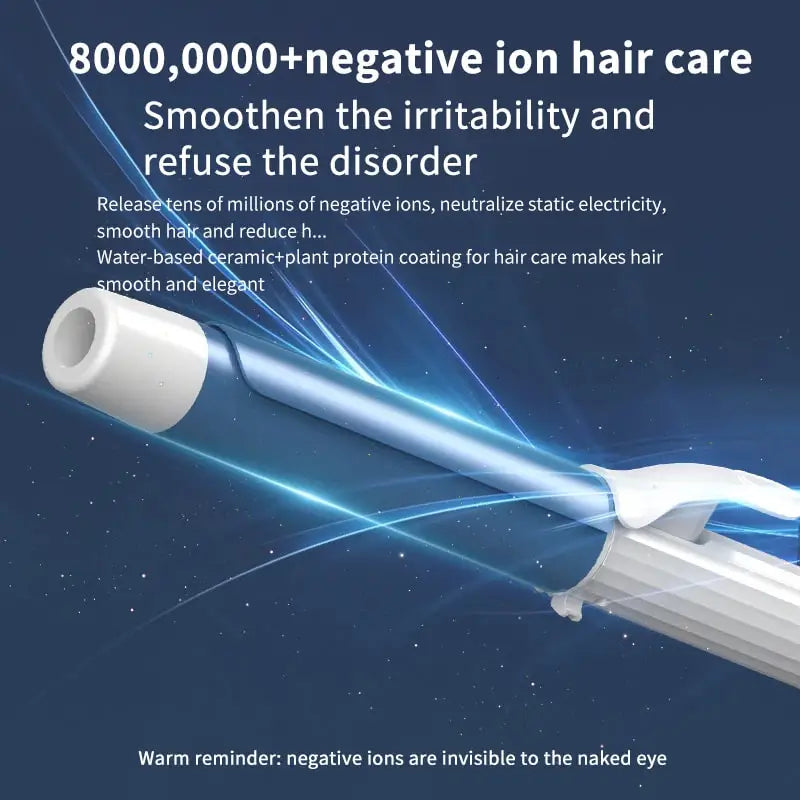 Large Volume Hair Curler with Negative Ion Technology - Smarsty