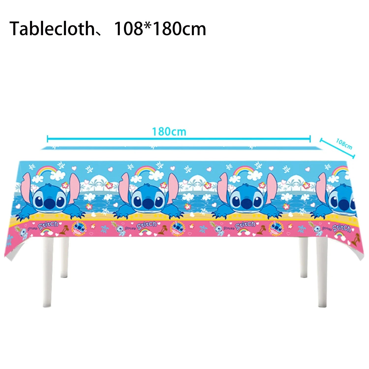 Disney Stitch Party Tablecloth for Kids Birthday Celebrations - Smarsty