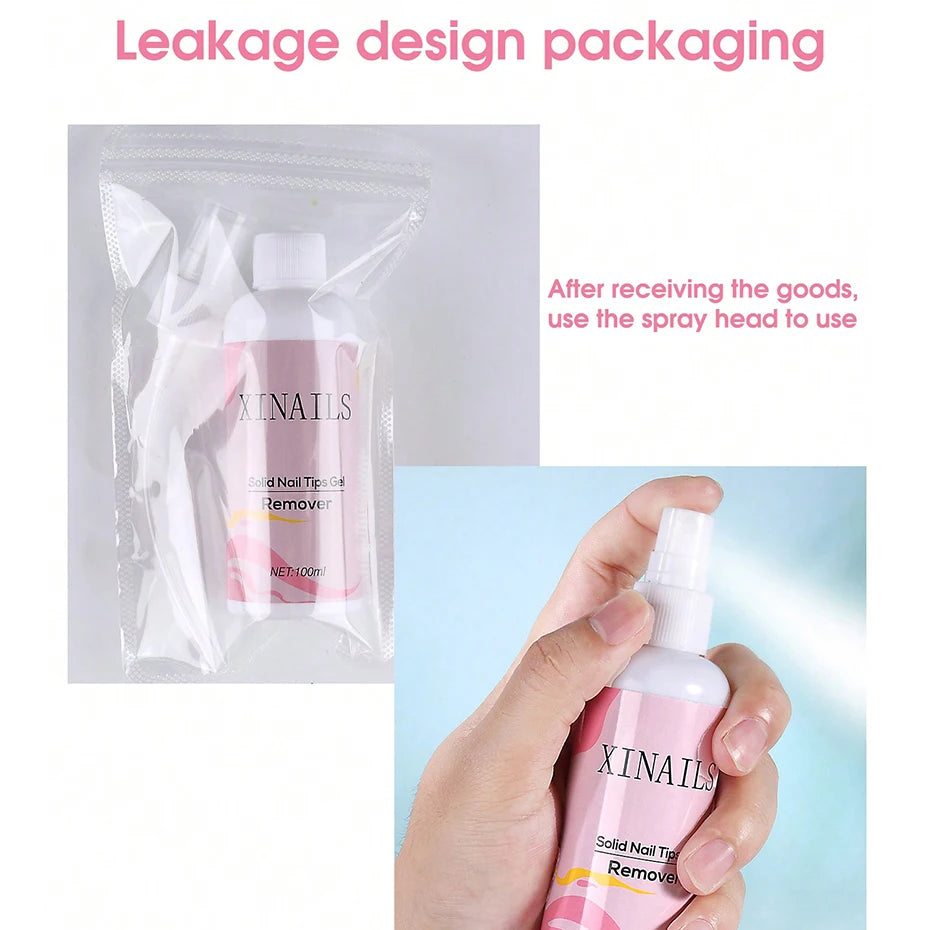 100ml Non-Acetone Nail Polish Remover Gel - Smarsty