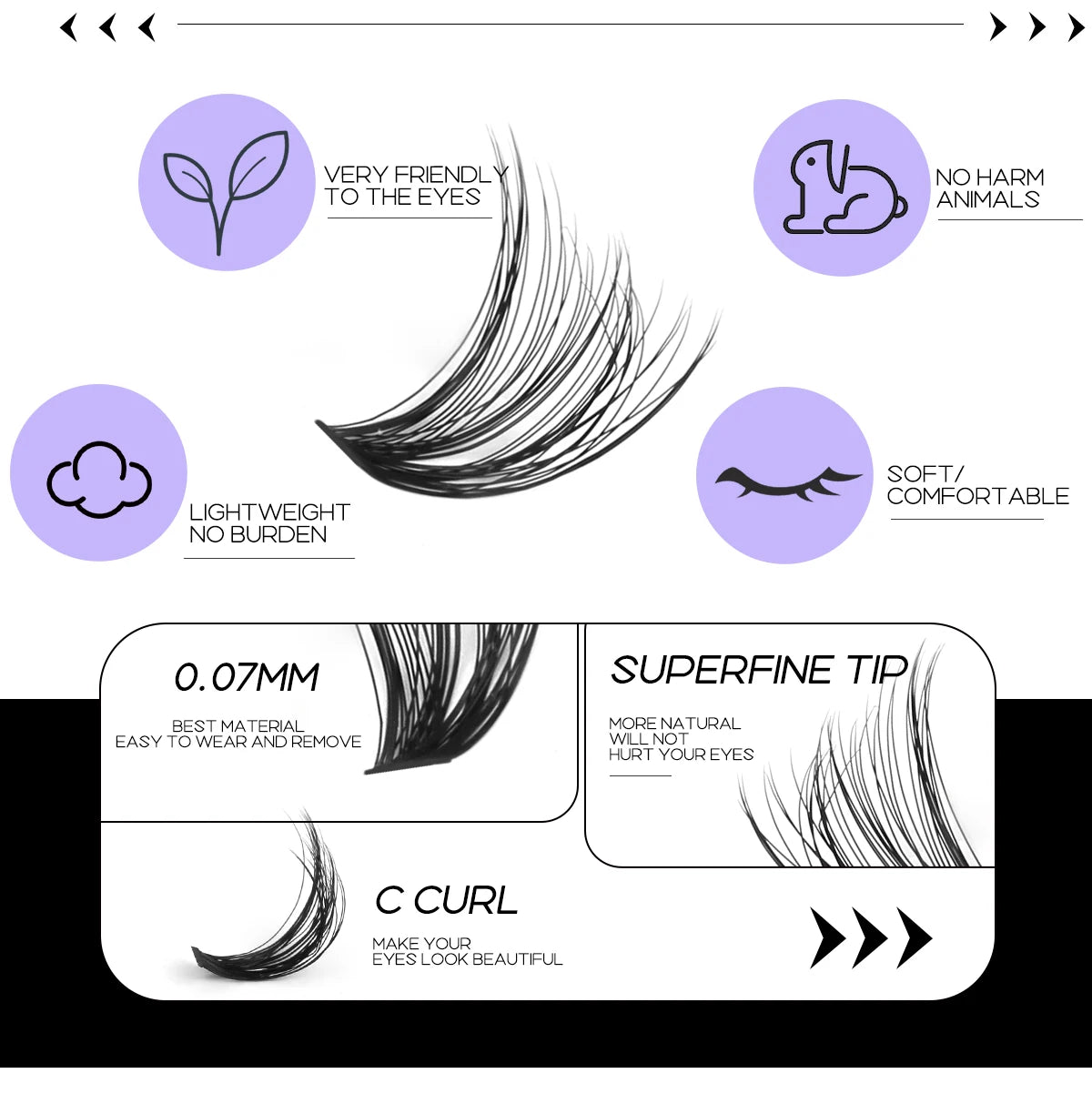 DIY Lash Extension Kit with Individual Lashes for Home Use - Smarsty