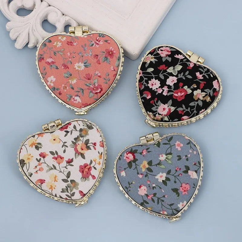 Portable Floral Makeup Mirror for Women Gifts - Smarsty