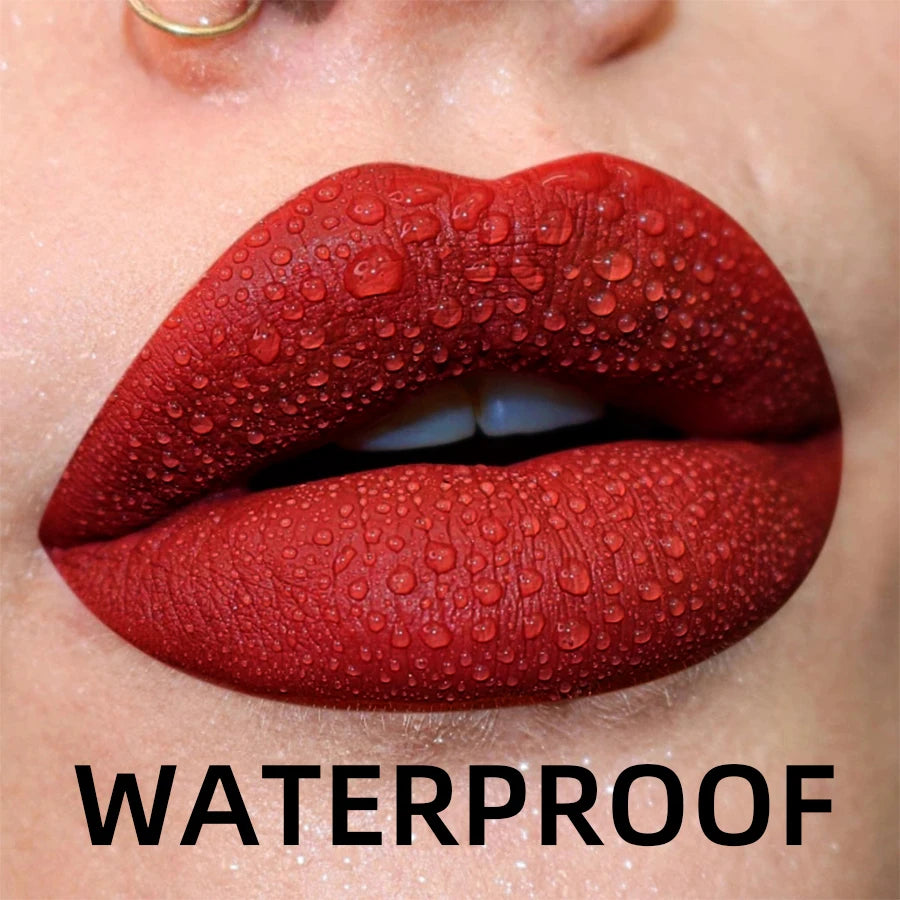 Matte Velvet Waterproof Lip Gloss With Hydrating Formula - Smarsty