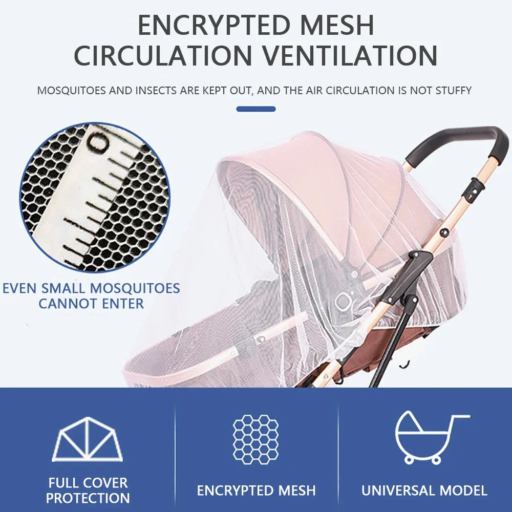 Portable Mosquito Net for Baby Stroller Protection - Smarsty