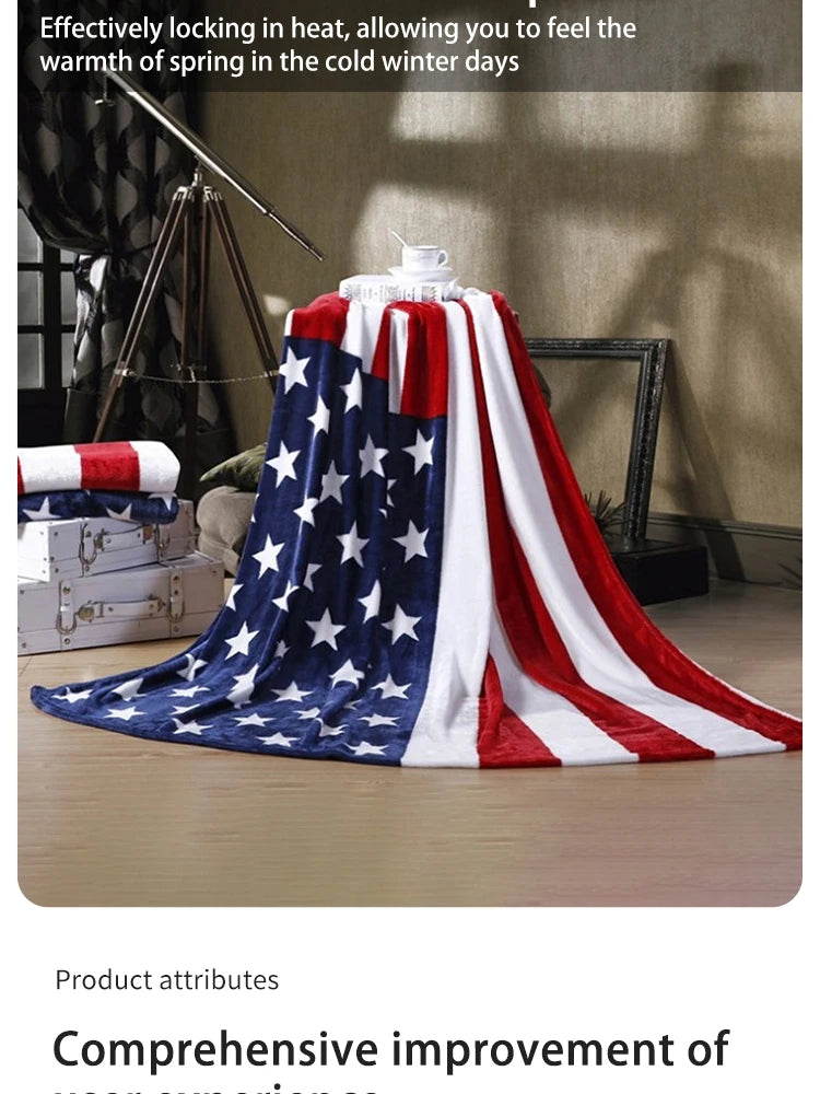 Warm Plush Bed Blanket for Sofas and Travel - Smarsty