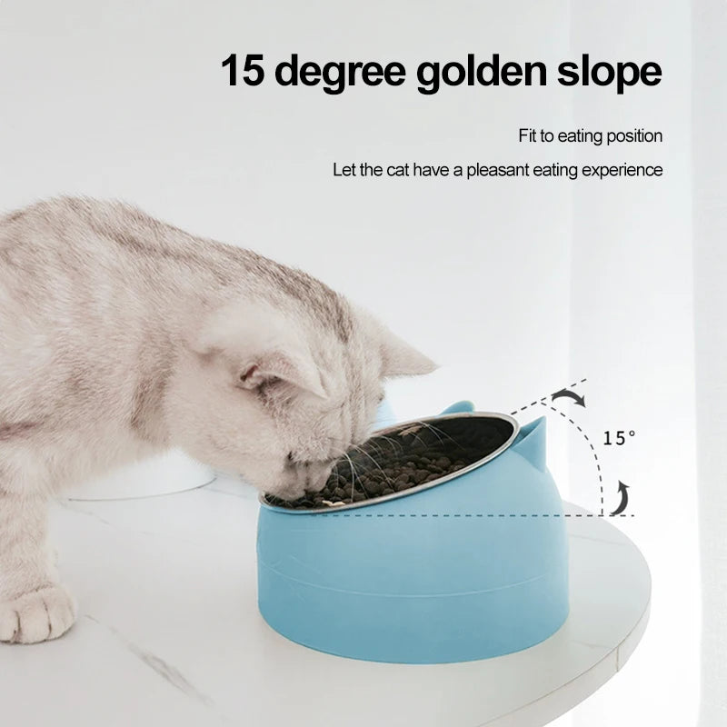 Stainless Steel Cat Feeding Bowl for Durable Use - Smarsty