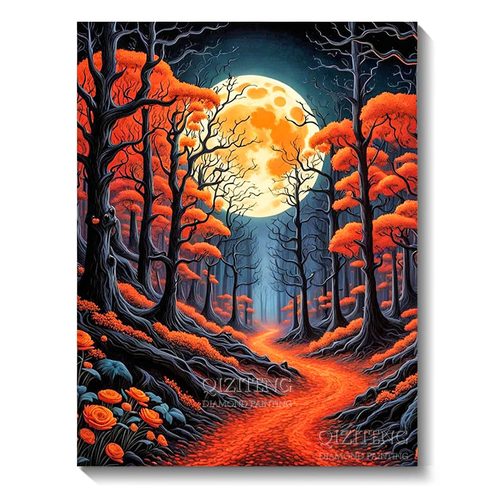 5D Diamond Art Aurora Landscape DIY Wall Decor - Smarsty