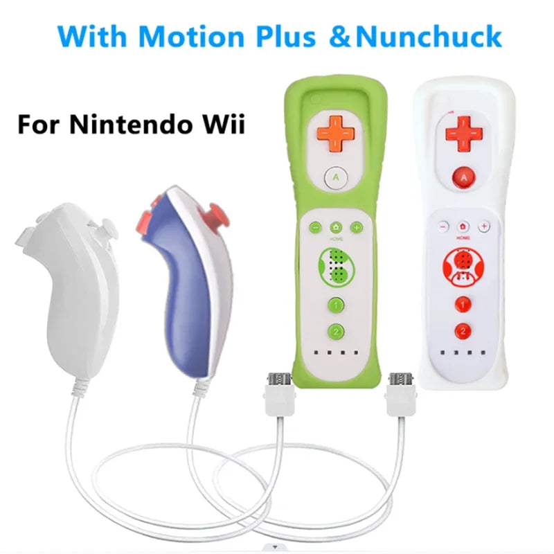 Nunchuck Controller Set with Motion Plus for Wii - Smarsty