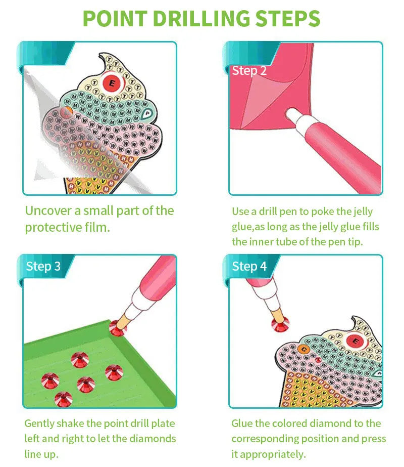 DIY Handmade Diamond Art Keychains Set for Kids - Smarsty