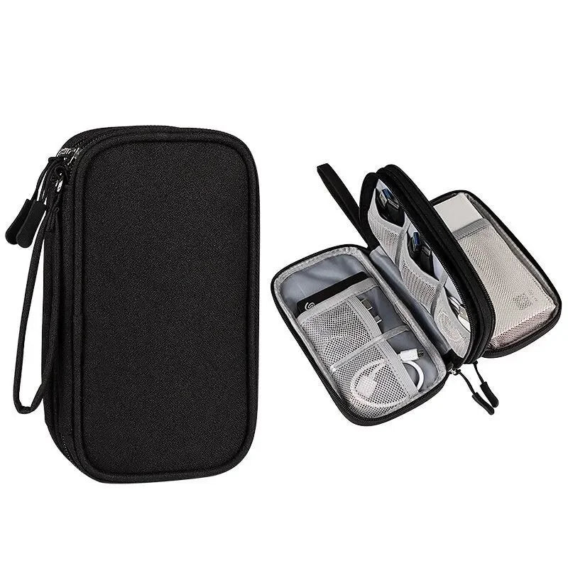 Portable Travel Cable Organizer Bag With Multi Layer - Smarsty