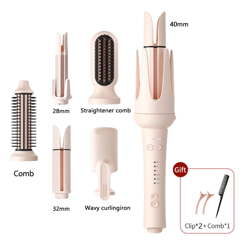 Automatic Hair Curler 32mm Rotating Ceramic Wand - Smarsty