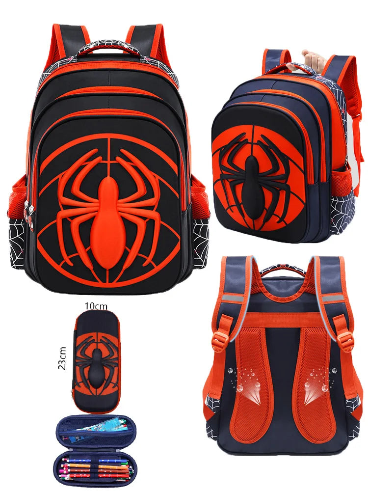 Spider Backpack and Pencil Case Set for Kids Waterproof - Smarsty