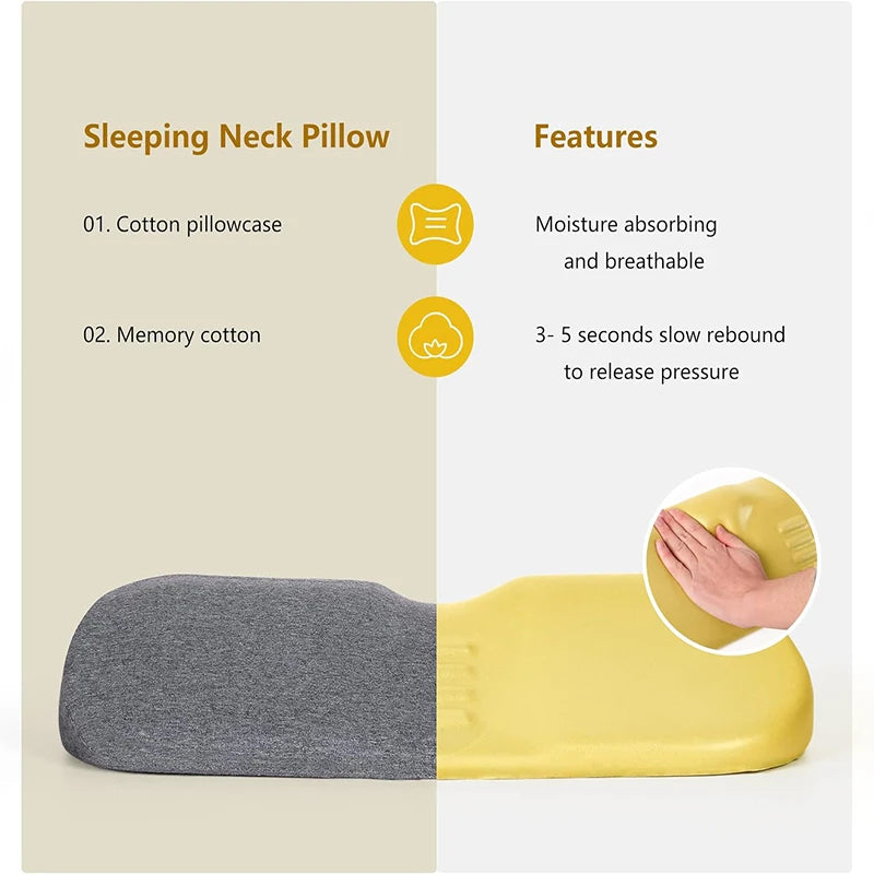 Memory Foam Cervical Pillow for Side Sleepers - Smarsty