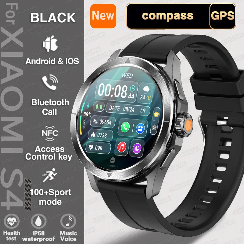 Xiaomi S4 Ultra Smart Watch with AMOLED Screen and GPS - Smarsty