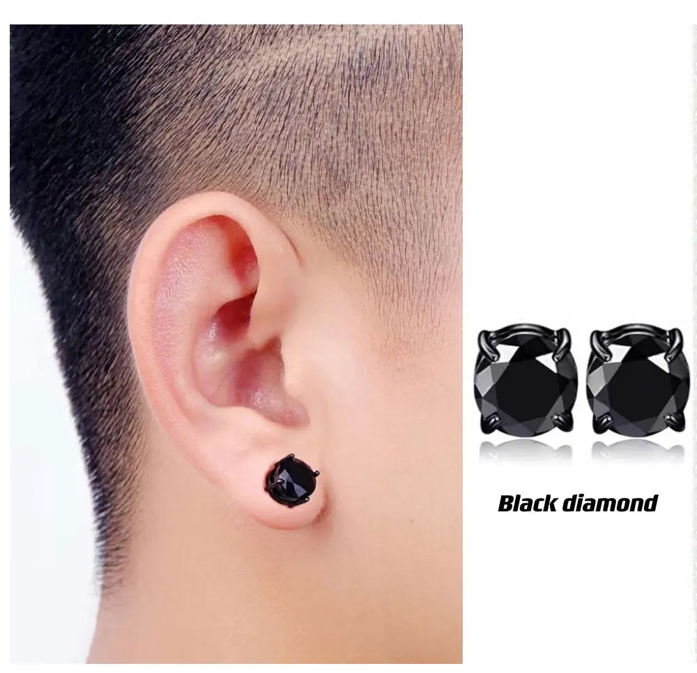 Fashion Crystal Magnetic Clip Earrings for Men and Women - Smarsty