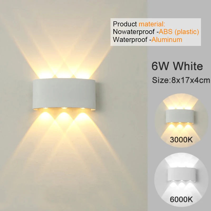 Modern LED Wall Sconces for Indoor Outdoor Lighting - Smarsty