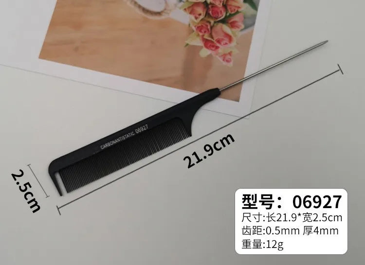 Professional Stainless Steel Hair Tail Comb for Salon Styling - Smarsty