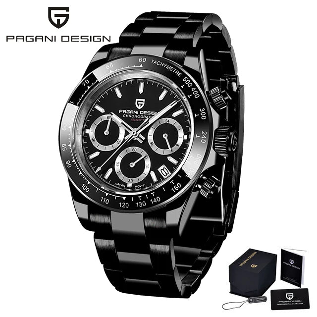 PAGANI DESIGN Men's Waterproof Chronograph Quartz Watch - Smarsty