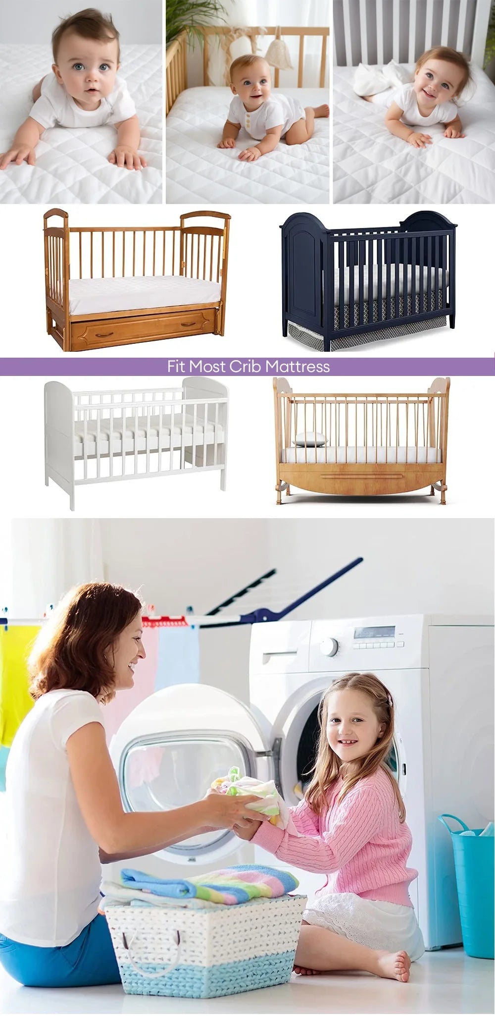 Waterproof Crib Mattress Protector for Ultimate Comfort - Smarsty