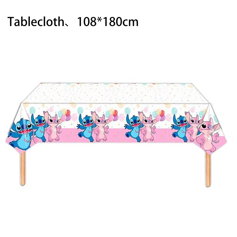 Disney Stitch Party Tablecloth for Kids Birthday Celebrations - Smarsty