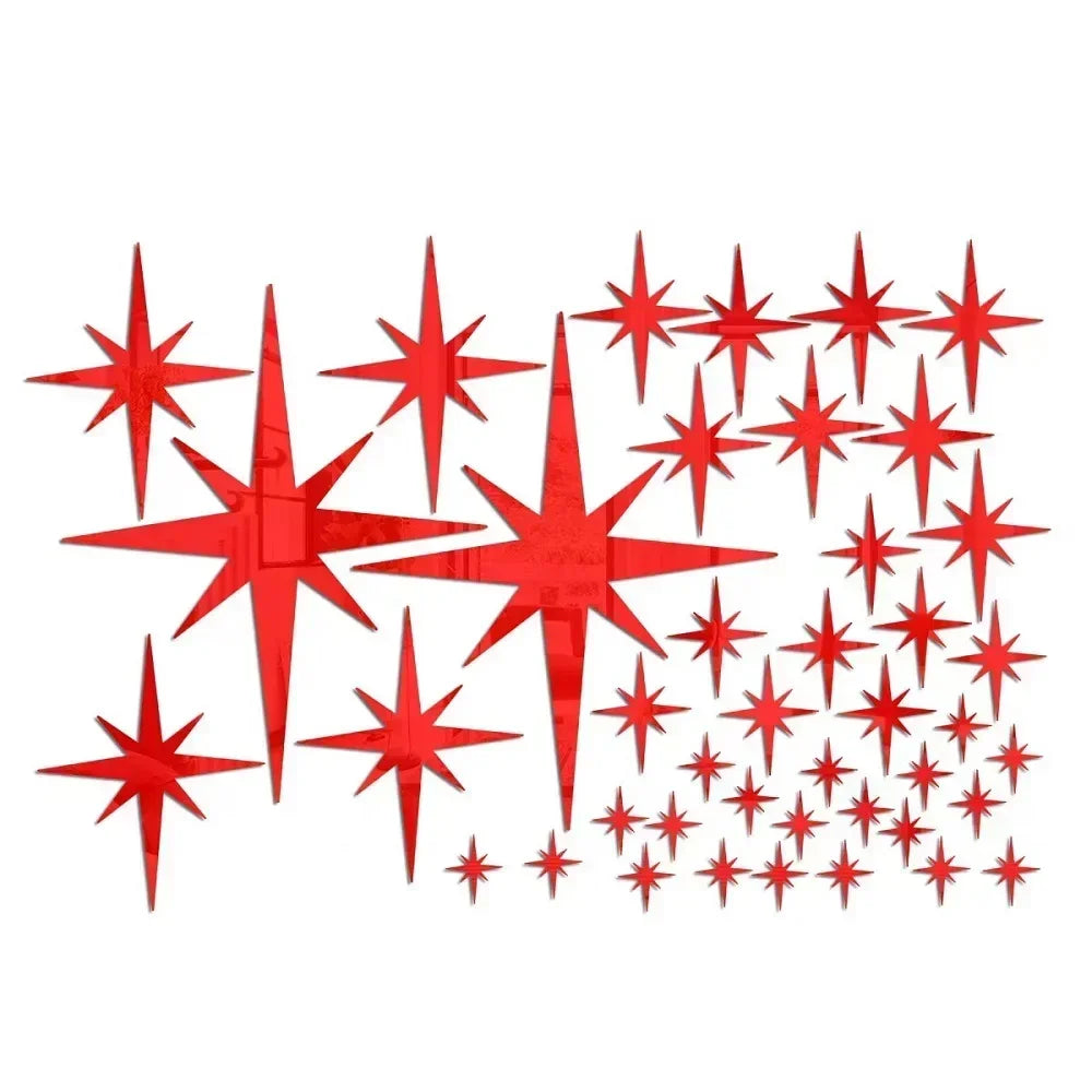 Star Mirror Wall Stickers for Stunning Home Decor - Smarsty