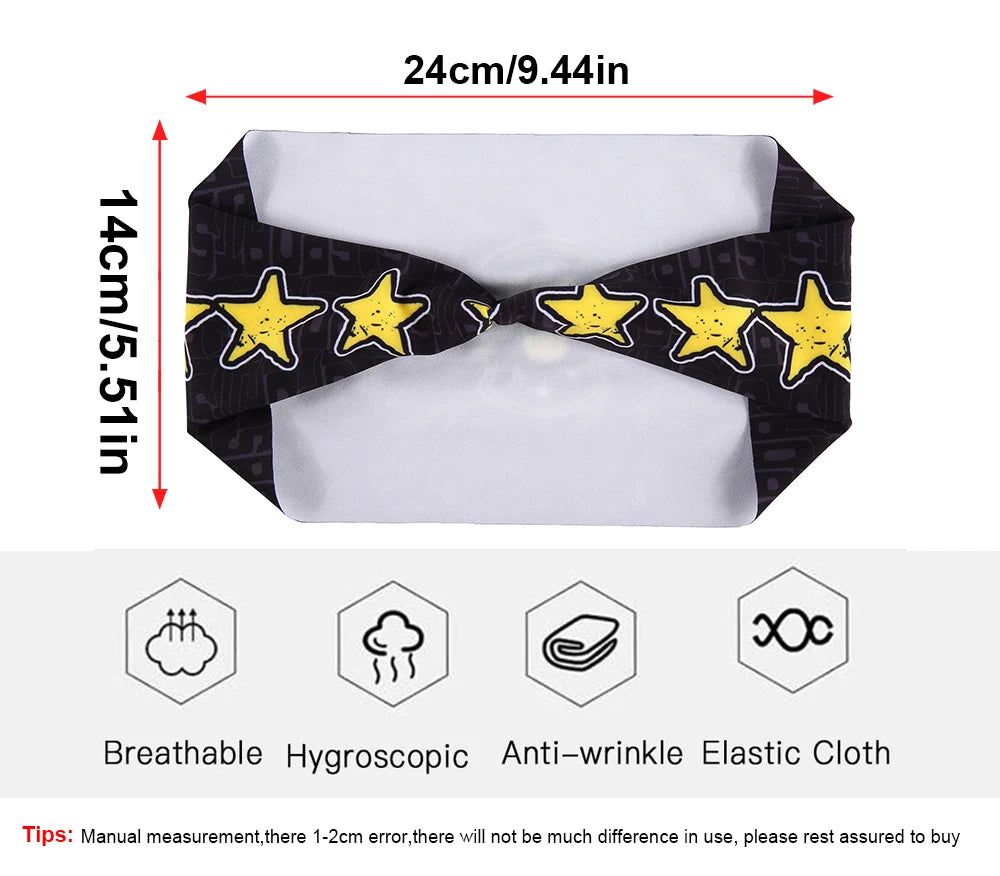 Unisex Sport Headband Moisture Wicking Breathable Sweatband - Smarsty
