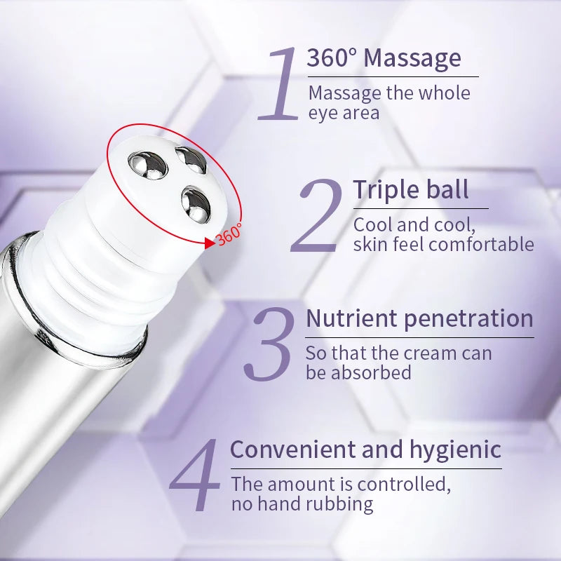 O'CHEAL Anti Aging Eye Cream Roller for Dark Circles - Smarsty