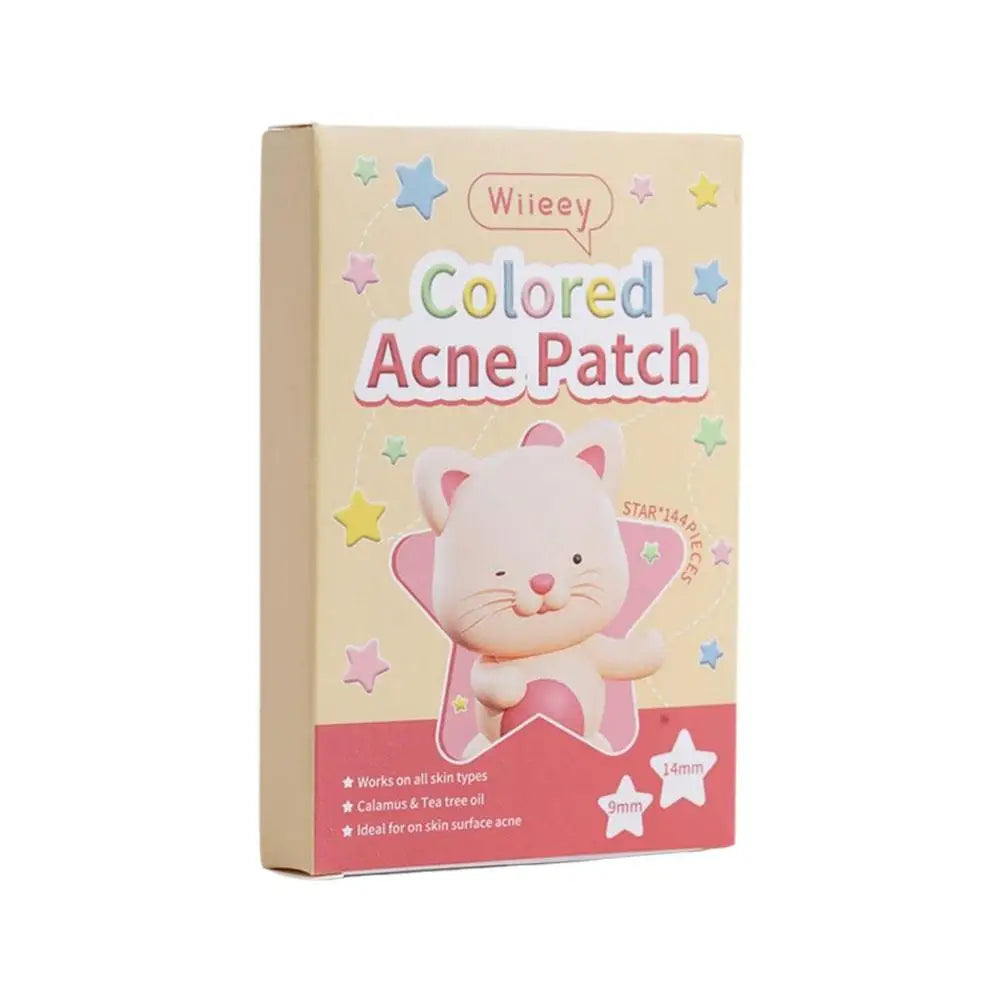 144PCS Colorful Acne Patches for Clear Skin - Smarsty