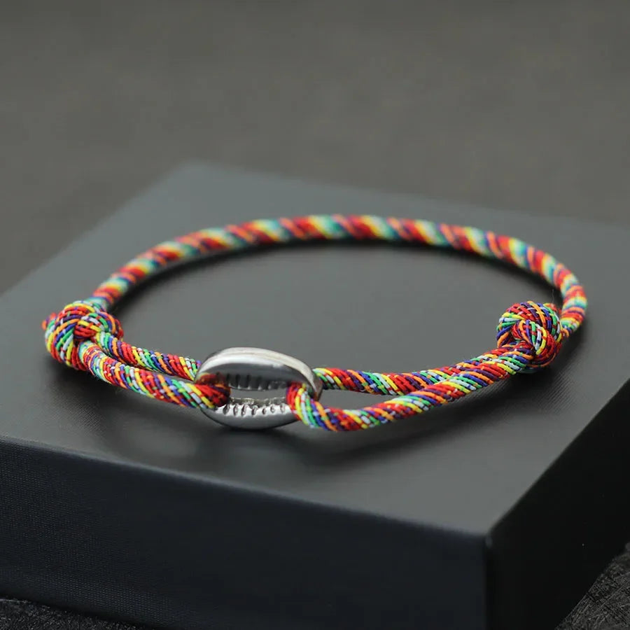 Handwoven Macrame Rope Bracelet for Men Adjustable Beach Style - Smarsty