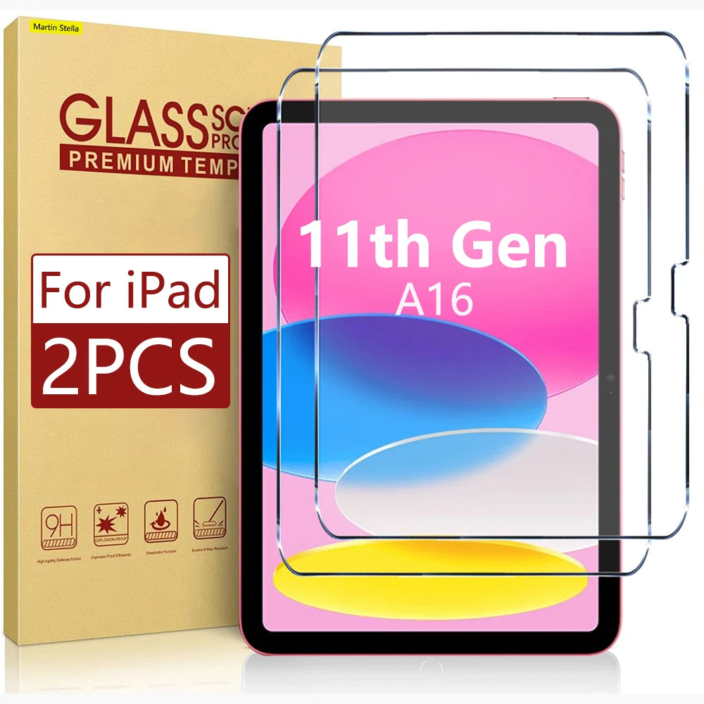 For Ipad 11th Generation Tempered Glass Screen Protector On ipad 11 generation A16 2025 9H Film Accessories - Smarsty
