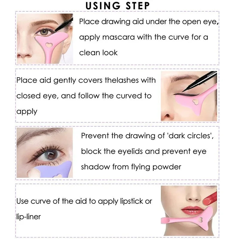 Multi-Functional Eyeliner Stencils for Quick Makeup - Smarsty