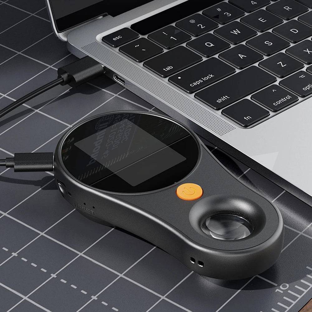 500X Digital Handheld Microscope 2 Inch IPS Screen Electronic Coin Magnifier Portable Microscope Camera for Jewelry Watch Repair