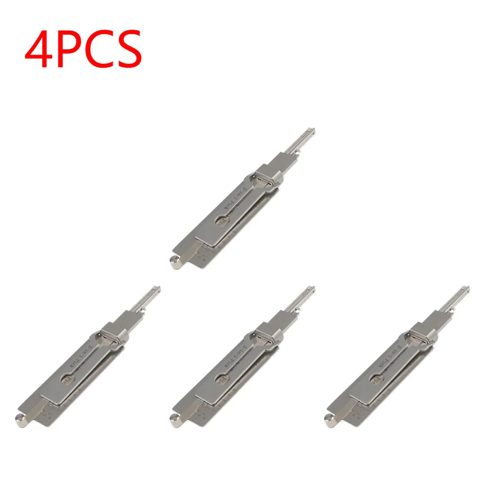 1-4pcs SS001 Key Decoder Tool Pickup Hand Tool Stainless Steel Precision Tool O-ring Pickup Kit Maintenance Repair Kit 