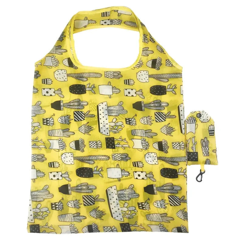 Reusable Nylon Grocery Bag Foldable Tote Eco Friendly - Smarsty