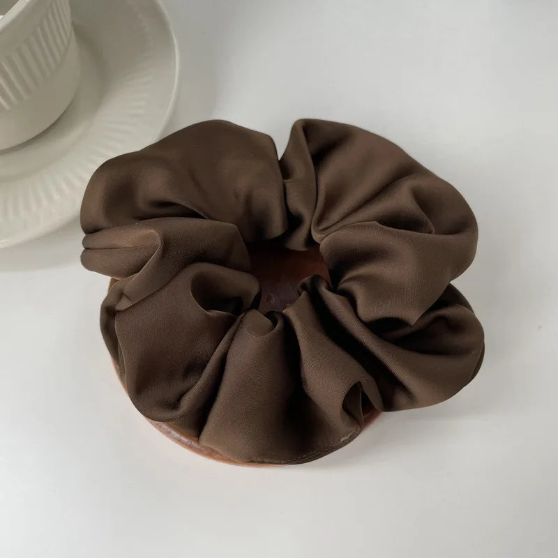Satin Scrunchies Hair Accessories Gentle Soft Hold Premium - Smarsty