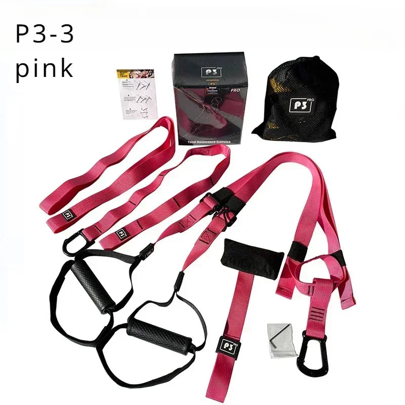 Suspension Training Strap Fitness Strength Power Suspension Trainer Adjustable Yoga Strap Wall Mount Professional Trx Tensioner