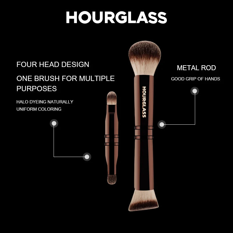 Hourglass Multifunctional Makeup Brush for Flawless Application - Smarsty