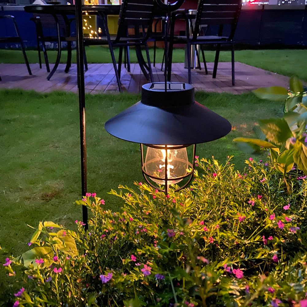 Vintage Solar Lantern Lamp for Outdoor Garden Lighting - Smarsty