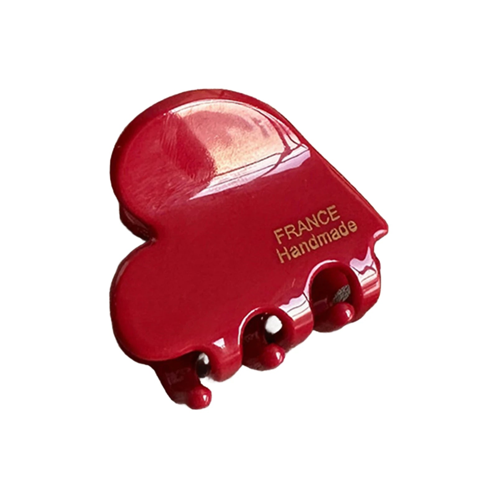 Heart Shaped Hair Claw Clip Secure Elegant Grip For Women - Smarsty